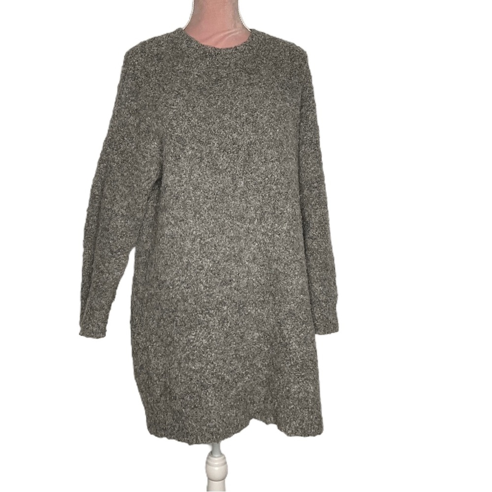 Debut Long‎ Sleeve Gray Dress